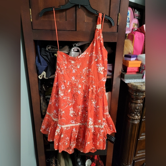 Free People All Mine One shoulder Dress M - Picture 9 of 10